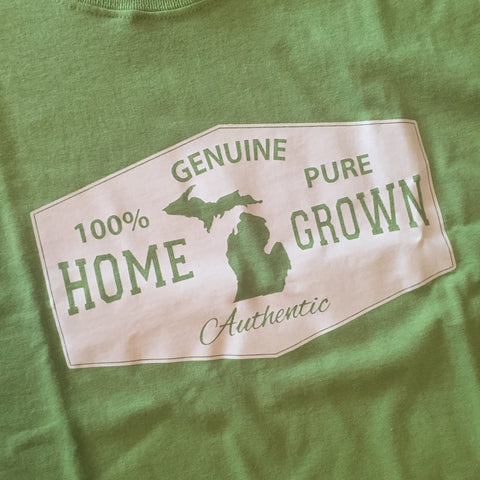 Home Grown T-Shirt - Lime Green