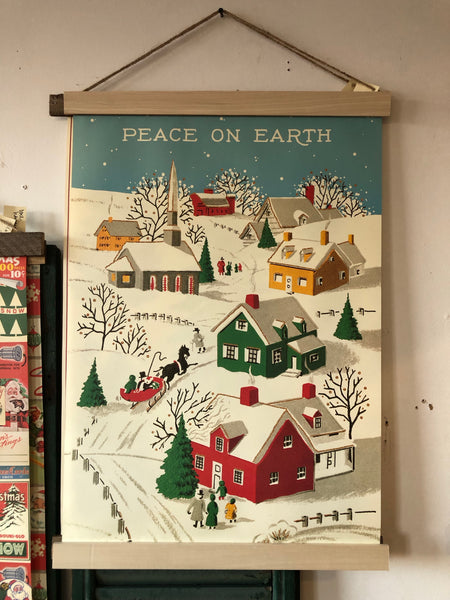 Peace on Earth Hanging Print