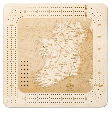 Ireland Cribbage Board