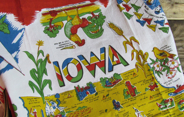 Iowa Vintage Kitchen Towel