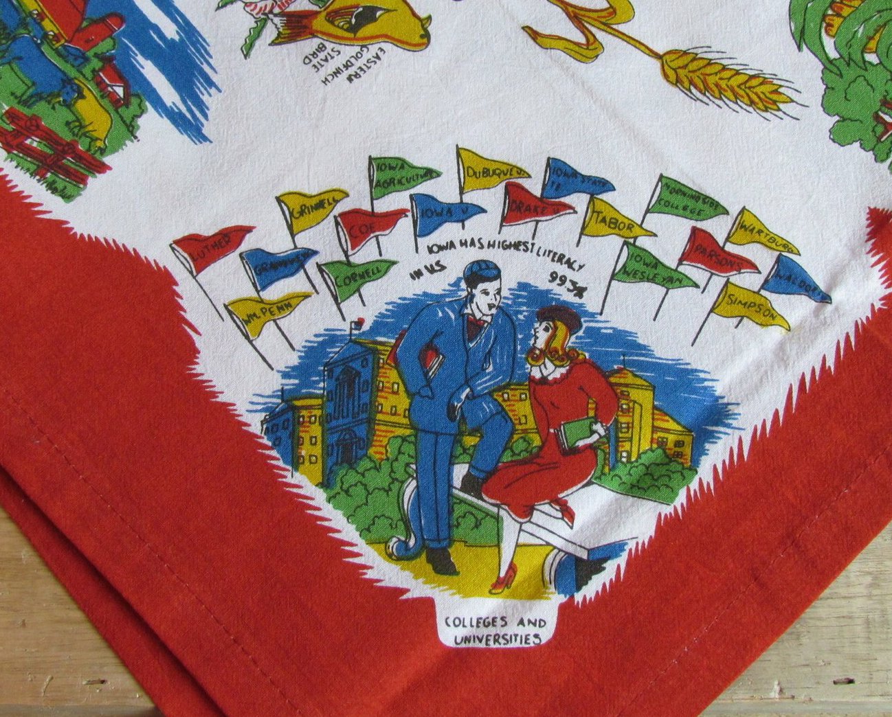 Iowa Vintage Kitchen Towel