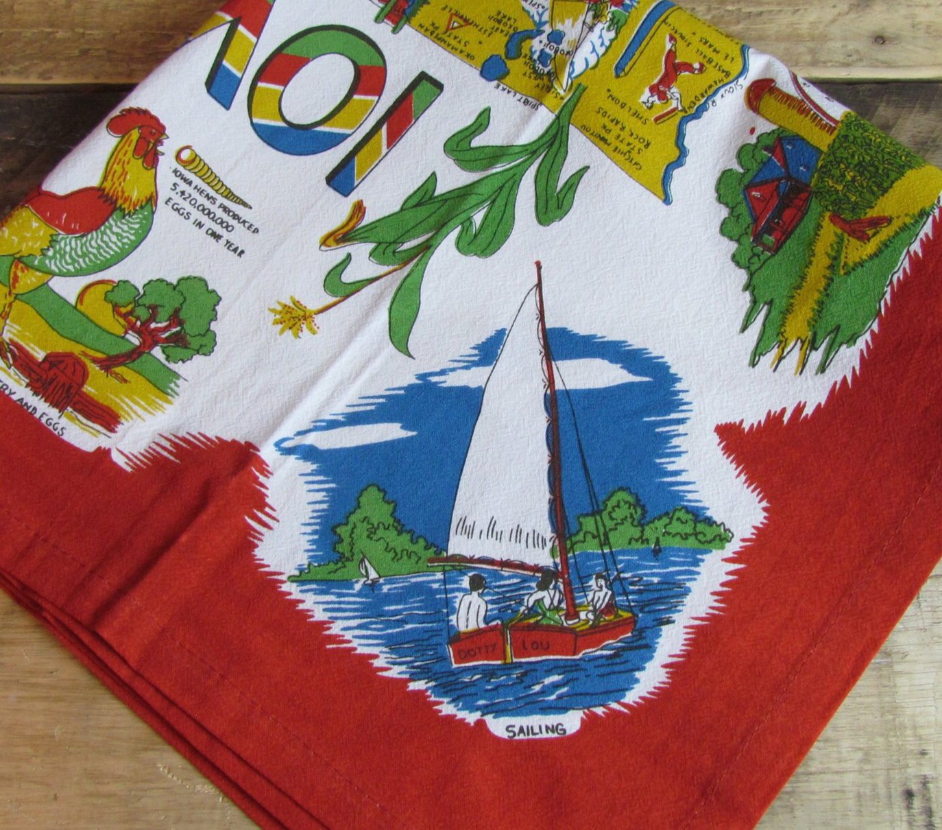 Iowa Vintage Kitchen Towel