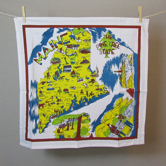 Maine Vintage Kitchen Towel